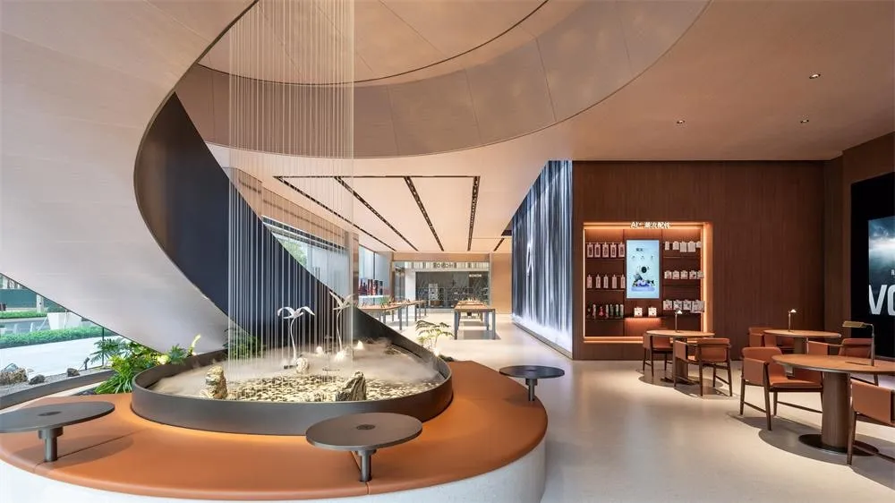 Atrium of an Honor store designed and built by BHS